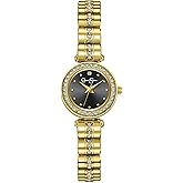 Jessica Simpson Women's Metal Band Watch, Round Crystal Dial, Classic Quartz Movement, Elegant Dress Watch for Women
