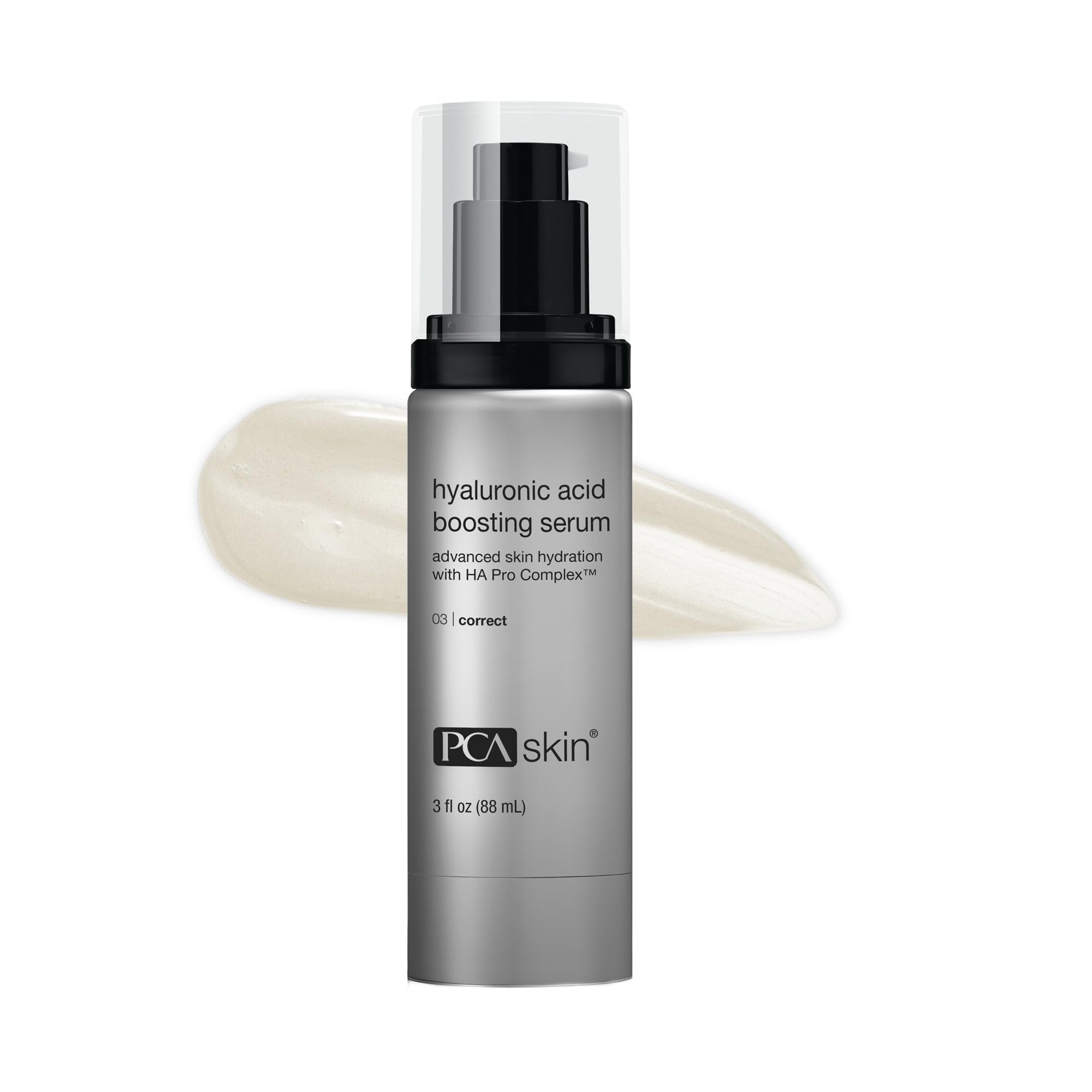 Photo 1 of PCA SKIN Hyaluronic Acid Boosting Face Serum - Anti Aging Hydrating Facial Corrector with Niacinamide for Smoothing Wrinkles & Fine Lines (3 fl oz)