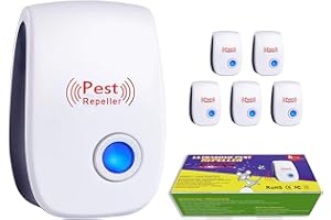 Mouse Repellent Ultrasonic Pest Repeller Indoor Spider Repellent Plug in Pest Control Solution for Roaches, Rodents, Insects 