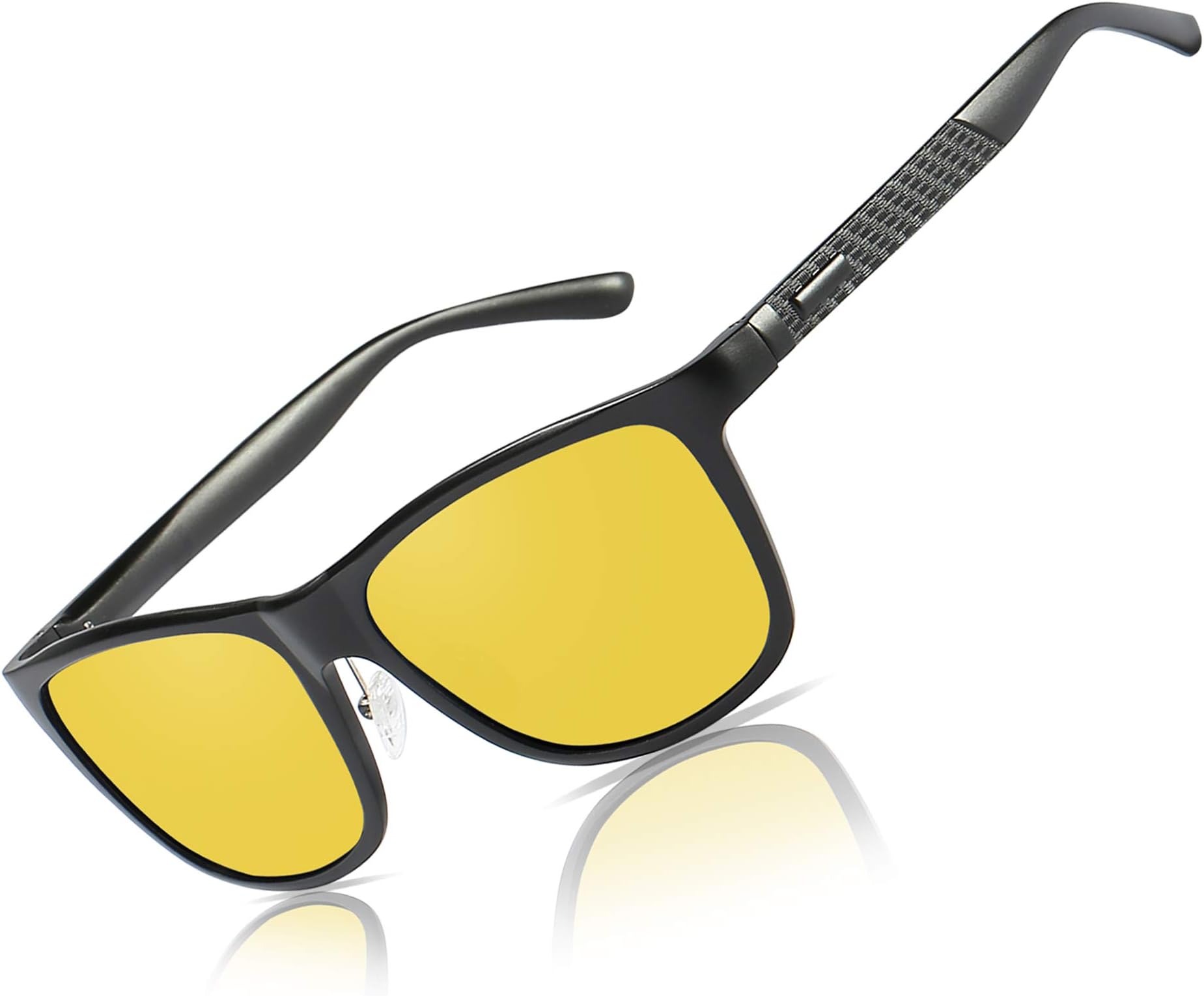 Bircen HD Night Vision Driving Anti-Glare Glasses for Men Women Al-Mg Metal Frame Rainy Safe Polarized Fashion Sun glasses