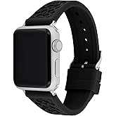 Coach Apple Watch Strap, Compatible with Apple Watch 38mm, 40mm, 41mm, 42mm, 44mm, and 45mm, Interchangeable Band, Create Your Unique Style