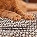 Treasborn Cat Scratching Post Carpet Covered 78.7”x15.8” Self-Adhesive Cat Tree Shelves Replacement Parts Cuttable Mat Cat Scratcher for Couch Furniture DIY Protector