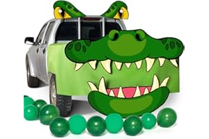 JOYIN Halloween Alligator Trunk or Treat Car Decorations Kit for SUV Truck Halloween Decorations Outdoor Decor, Vehicle Pickup Van Party Supplies Balloons Door Archway Entryway Haunted House Scary