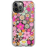 CASETiFY Impact iPhone 12 Pro Max Case [6.6ft Drop Protection] - Groovy Pattern Clear - Clear Frost