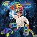 NEW EYES Magnetic Blocks Magnetic Tile 59 PCS Set Magnet Building Blocks Creative Construction Fun Magnetic Tiles Kit for Toddlers Educational Toys for Kids Boys and Girls.