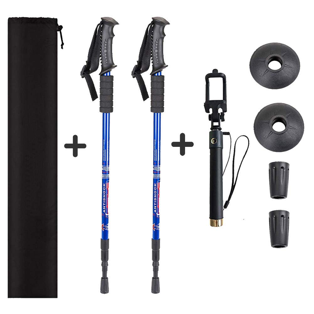 hiking pole selfie stick