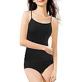 POWER UNICO FLOWER Women’s Slim Fit Camisole – Seamless, Lightweight, Super Soft Layering Tank