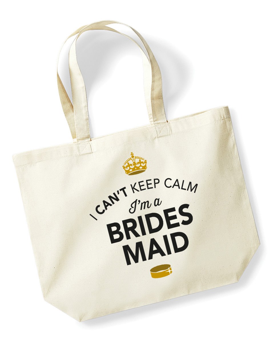 Bridesmaid, Bridesmaid Bag, Tote Bag, Bridesmaid Keepsake, Wedding Gift, Present, Hen Party, Hen Party Bag, Hen Do Gifts, Ideas For Bridesmaid, Keepsake (Natural)