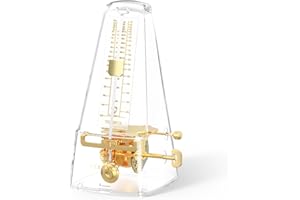 TERENCE Mechanical Metronome for Piano Guitar Violin Bass Drum and Other Musical Instruments Loud Sound and High Precision Track Beat and Tempo, Portable Metronome Gift Teaching for Beginners