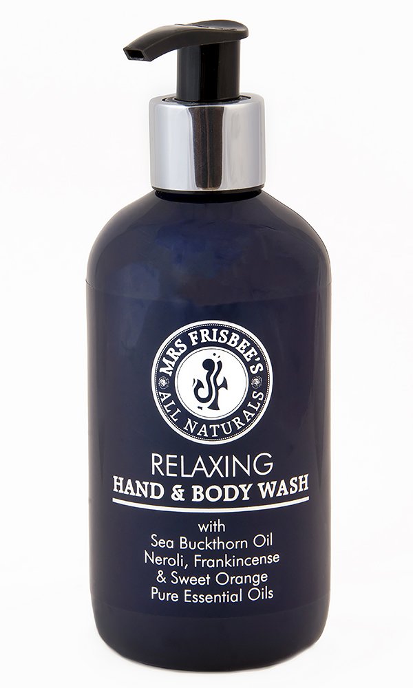 Relaxing Hand and Body Wash with Neroli, Frankincense and Sweet Orange Pure Essential Oils/Natural/Sulphate Free/Vegan/Cruelty Free (250ml)