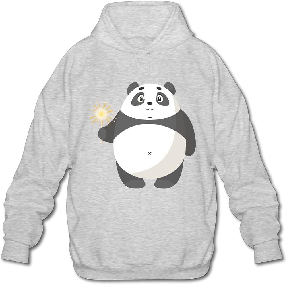 panda with hoodie