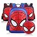 SUNBABY Boys' Backpack Spiderman Fans Gift Waterproof Comic School Bag with Lunch Kit (Spiderman-Dark Blue, One Size)