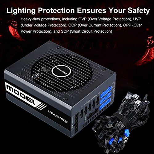 Excelvan 1300W Switching Fully Modular Power Supply for Mining Miner Machine