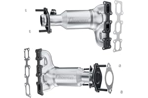 CIRconvert【Superior】Left&Right Catalytic Converter Compatible with 2013 2014 2015 2016 2017 2018 2019 Ford Explorer/Police/Taurus, 2015-2018 Ford Edge Catalytic Convertor (EPA Compliant)