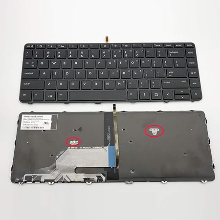 Amazon Com Us Layout Notebook Keyboard For Hp Probook 430 G3 440 G3 445 G3 Series Black With Frame With Backlight Without Pointing Stick Computers Accessories
