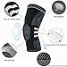 EOYEA Knee Compression Sleeve, Knee Brace with Side Stabilizers For Men & Women,Pack of 1