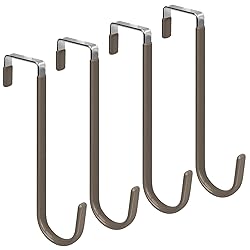 FYY Over The Door Hooks, 4 Pack Upgraded Long Door