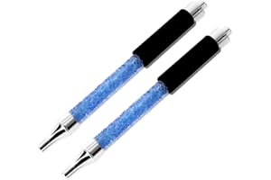SRKLXYJINT 2 PCS Hookah Ice Mouth Tip Hose Rainbow Shisha Hookah Pipe Hose Hookah Shisha Pipe for Hookah Accessories (blue)