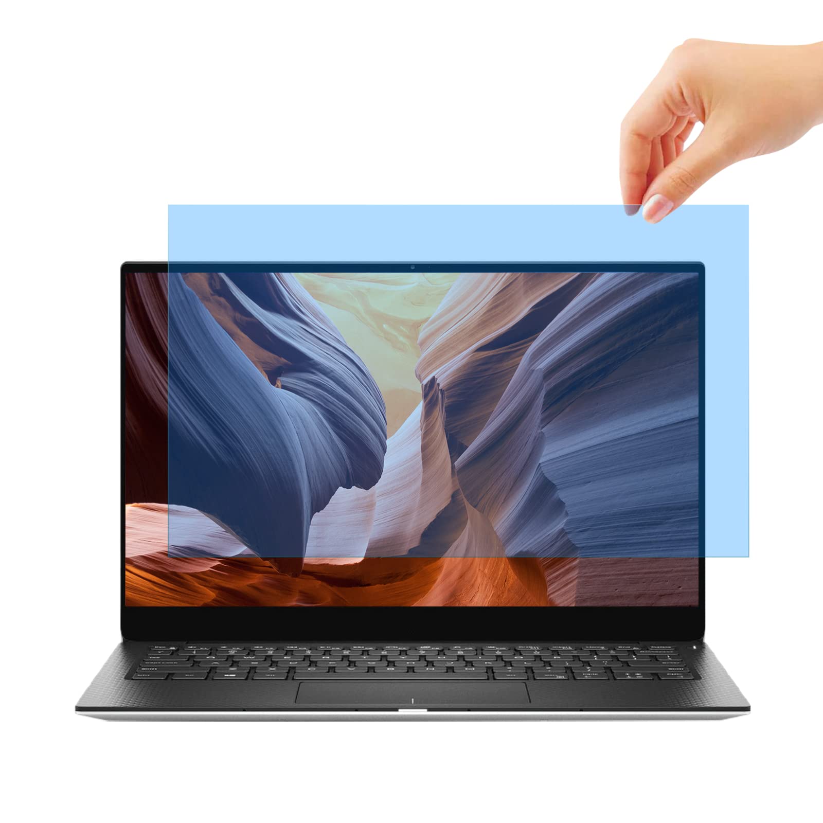 PaceBid Removable 12.5" Laptop Premium Anti Blue Light Screen Protector, Anti Glare Filter Film, Eye Protection Blocks Excessive UV Blue Light Screen Protector for 12.5 Inch PC Laptop (16:9) โ image 1