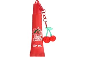 Xnihocha Hydrating Lip Oil, Fruit Flavored Balm with Shine - Soothing Gloss for Dry Lips Cherry One Size