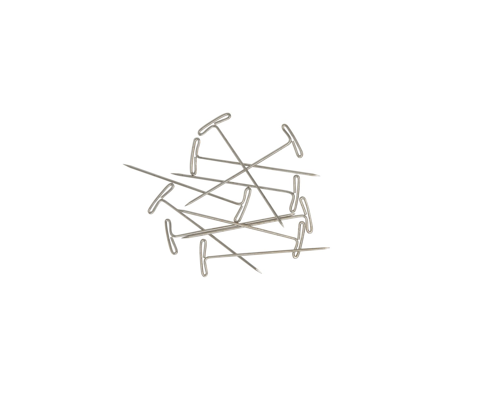 Dritz Home 214500 Bulk Package of Nickel-Plated Steel T-Pins, 350-Pack, Silver