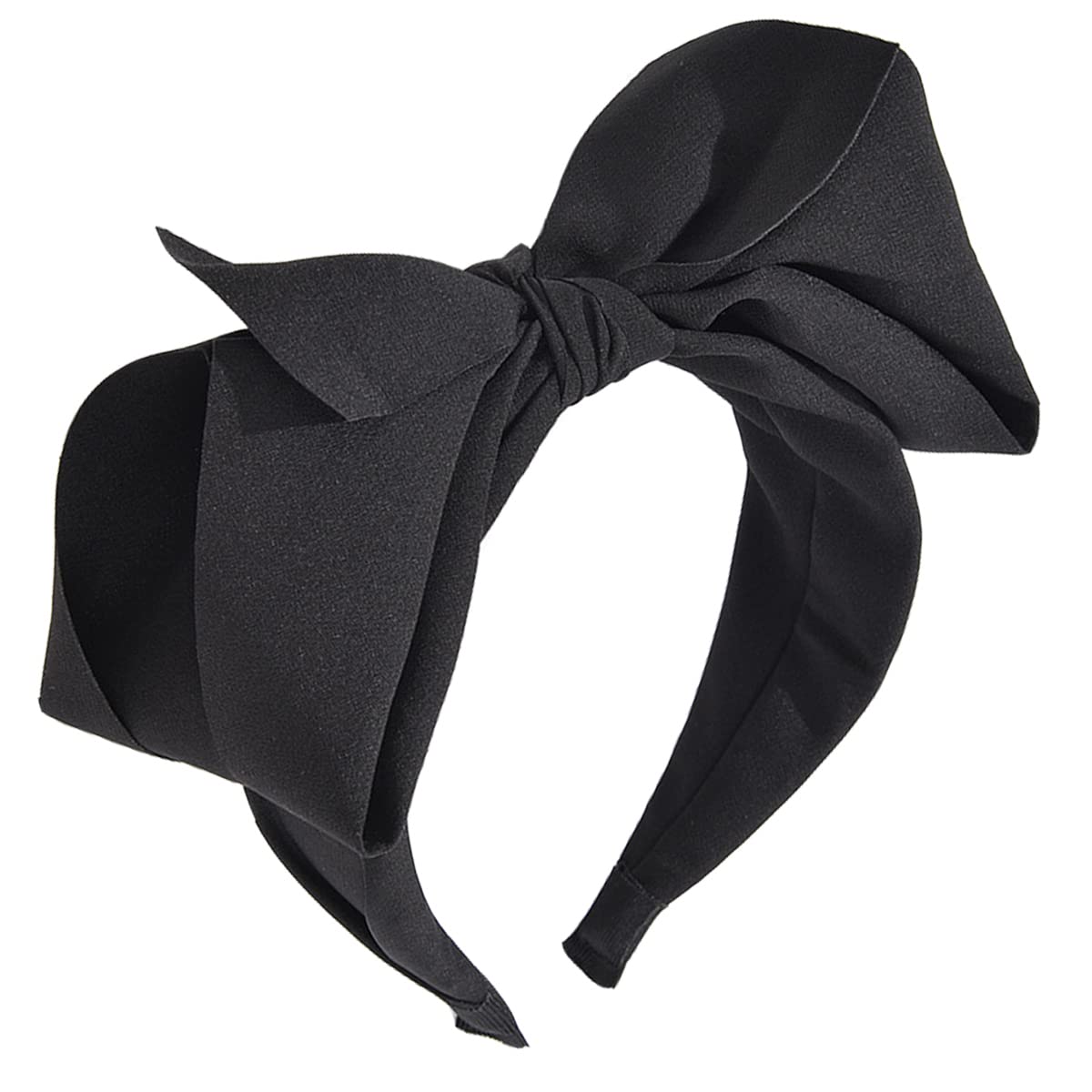 Big Bowknot Headband Women Girls Hair Accessories Black Lightweight Big Bow Headband Set for Women & Girls - Ideal for Halloween  main image 2