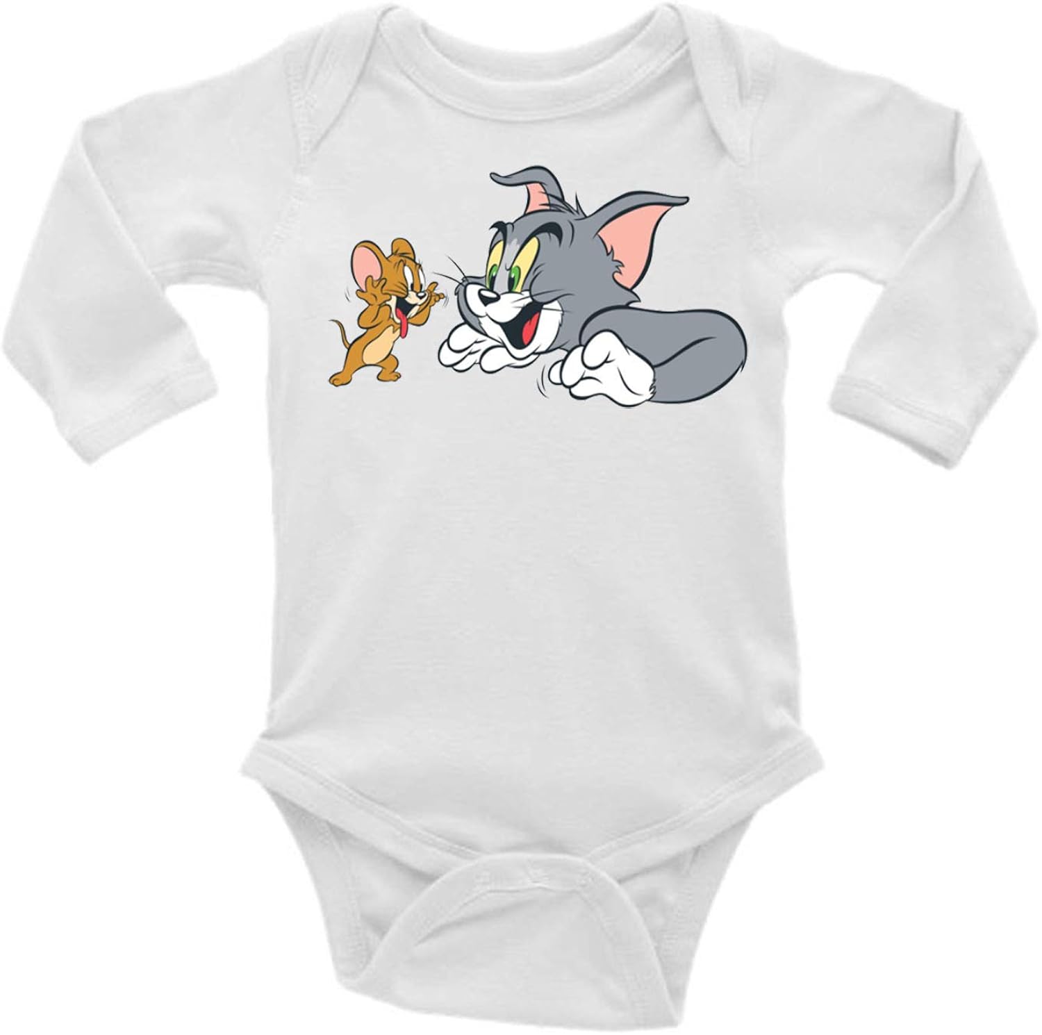 Tom and Jerry Long Sleeve Unisex Onesie Clothing