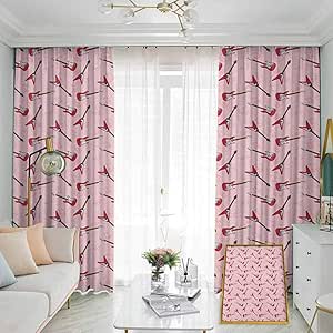 Cortina aislada con protección solar para dormitorio, sala de estar