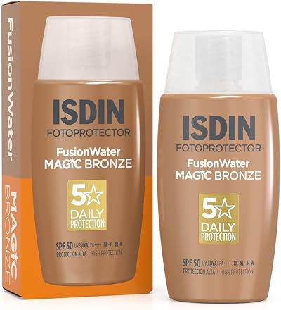 ISDIN Fusion Water Color SPF 50 Bronze 50ml Tinted Daily Sun Cream