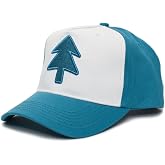 Dipper Aqua Blue Pine Hat Embroidered Adult Curved Baseball Cap