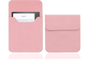WALNEW 7'' Sleeve for Kindle Oasis - Protective Insert Sleeve Case Cover Bag Fits Kindle Oasis 10th Generation 2019 / 9th Generation 2017, Pink