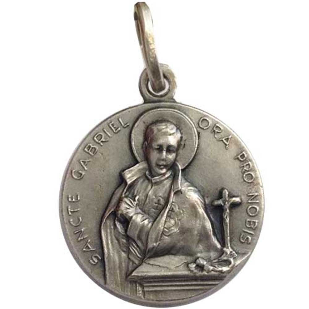 925 Sterling Silver " Saint Gabriel " Medal