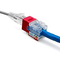 trueCABLE Cat6 Keystone Jack, Unshielded (UTP), 90