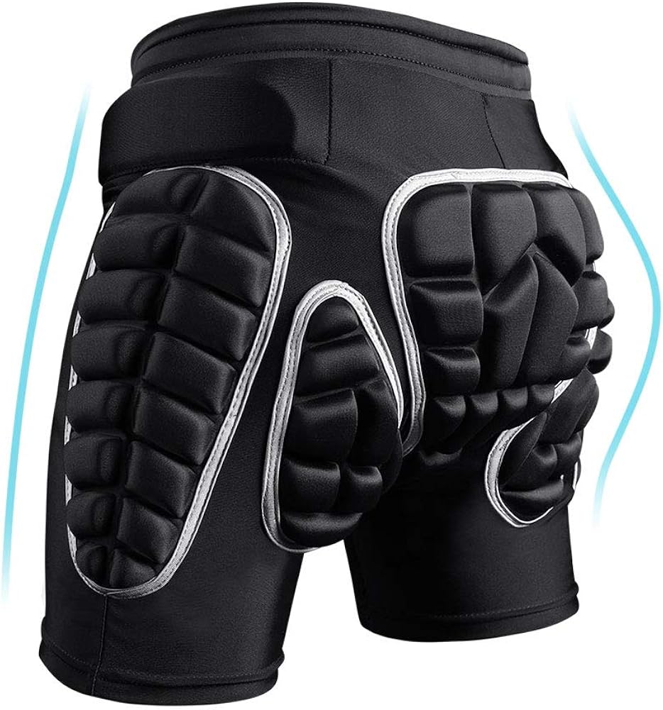 Protection Hip 3D Padded Protective Shorts for Snowboard Skate and Ski: Clothing