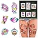 Tattify Colorful Traditional Food Temporary Tattoos - Just a Bite (Complete Set of 12 Tattoos - 2 of each Style) - Individual Styles Available- Fashionable Temporary Tattoos