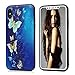 YOKIRIN iPhone X Case (2018), Printed Floral Shock-Absorption Soft TPU Rubber Bumper Colorful Butterfly Anti-Scratch Fingerprint Ultra Thin Slim Protective Cover for iPhone X