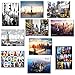 10 set New York NYC Souvenir Large Photo Picture Fridge Magnets 2.5 x 3.5 inch - Pack of 10