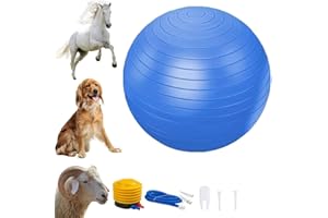 FIONEL 22" Herding Ball - 2024 Herding Horse Ball Toys for Horses Mega Herding Dog Balls with Hand Pump, Herding Ball Toys for Horses Stall