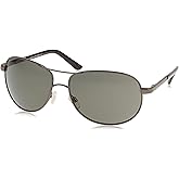 Suncloud Optics Aviator Metal Alloy Frames Polarized Sports Sunglasses/Eyewear - Gunmetal/Gray/One Size Fits All