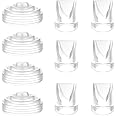 10PCS M5 Breast Pump Parts,6PCS Silicone Duckbill Valve & 4PCS Silicone Diaphragm Compatible with Momcozy M5 Wearable Breastpump,Original Mom Cozy M5 Breastfeeding Essential Replacement Accessories