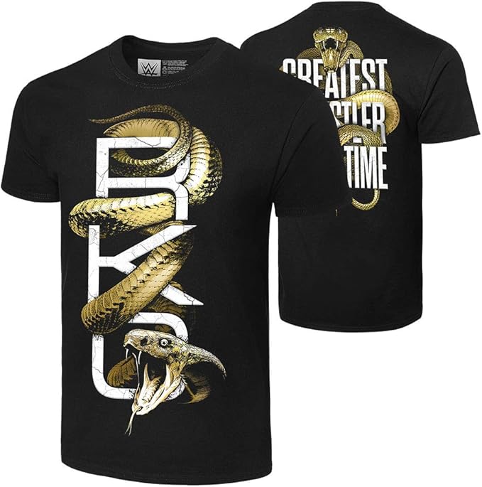 WWE Randy Orton Greatest Wrestler of All Time Authentic TShirt Amazon.co.uk Clothing