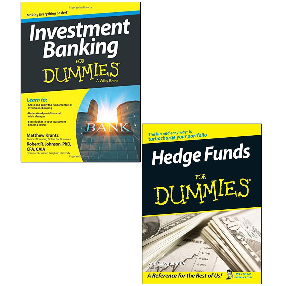 Investment Banking And Hedge Funds For Dummies 2 Books Collection Set Amazon Co Uk Matt Krantz Ann C Logue 9789123708802 Books