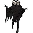 Morph Ghoul Costume Adult, Grim Reaper Costume, Soul Taker, Dementor Scary Halloween Costumes for Men