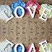 Totoo Decorative Wood Letters, Hanging Wall 26 Letters Wooden Alphabet Wall Letter for Children Baby Name Girls Bedroom Wedding Brithday Party Home Decor-Letters (R)