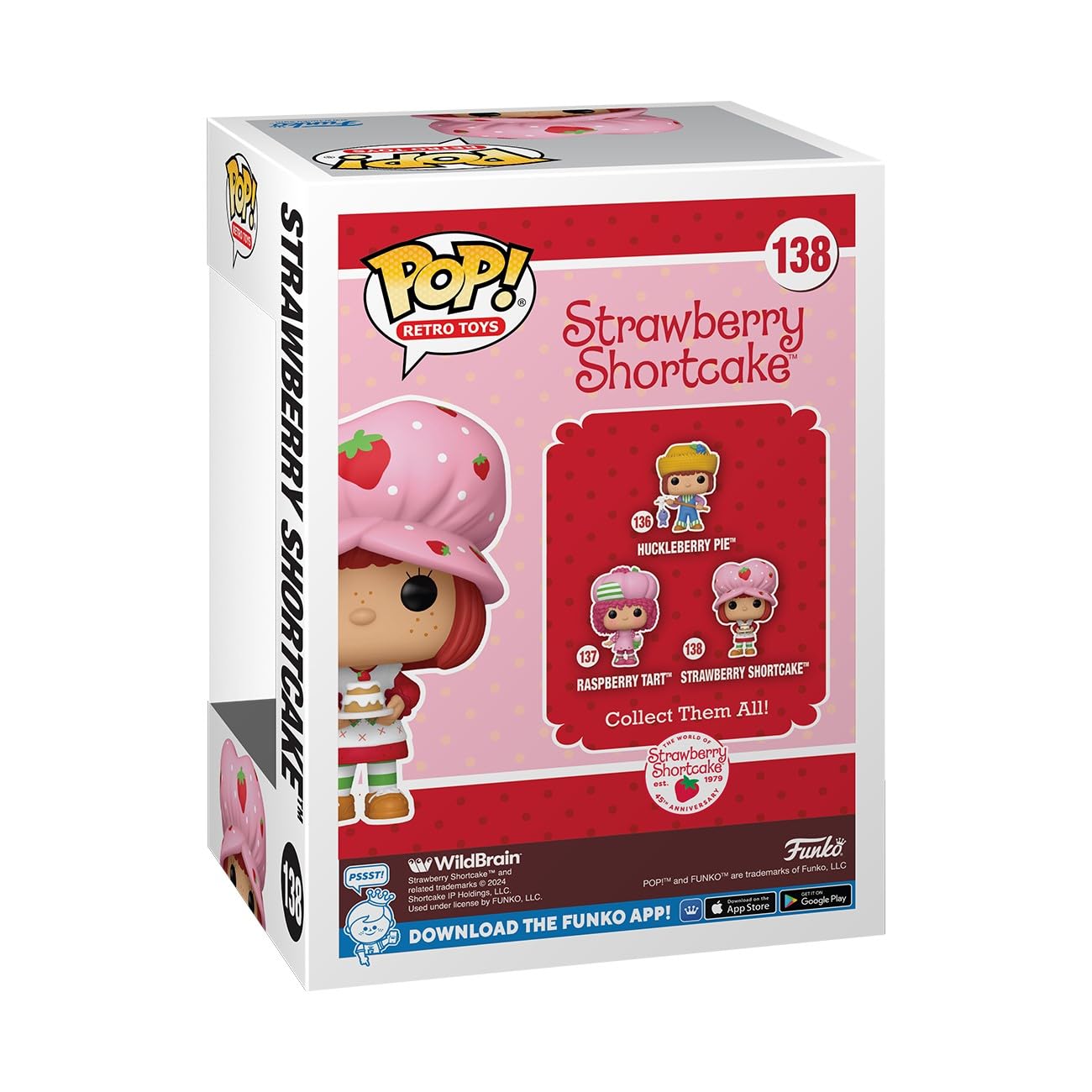Funko POP! Retro Toys: Strawberry Shortcake - Strawberry Shortcake - Collectable Vinyl Figure - Gift Idea - Official Merchandise - for Kids & Adults - TV Fans - Model Figure for Collectors and Display
