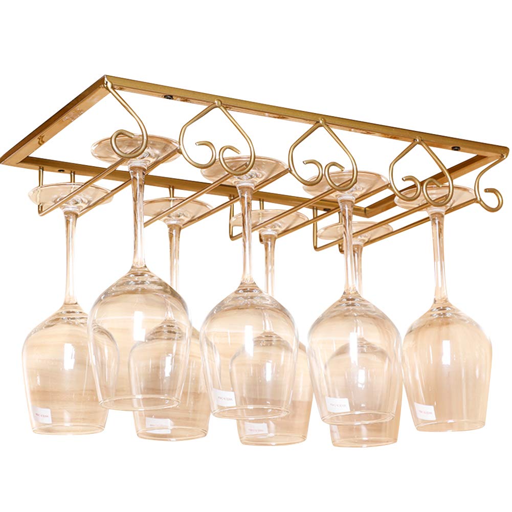 Best Gold Under Cabinet Wine Rack