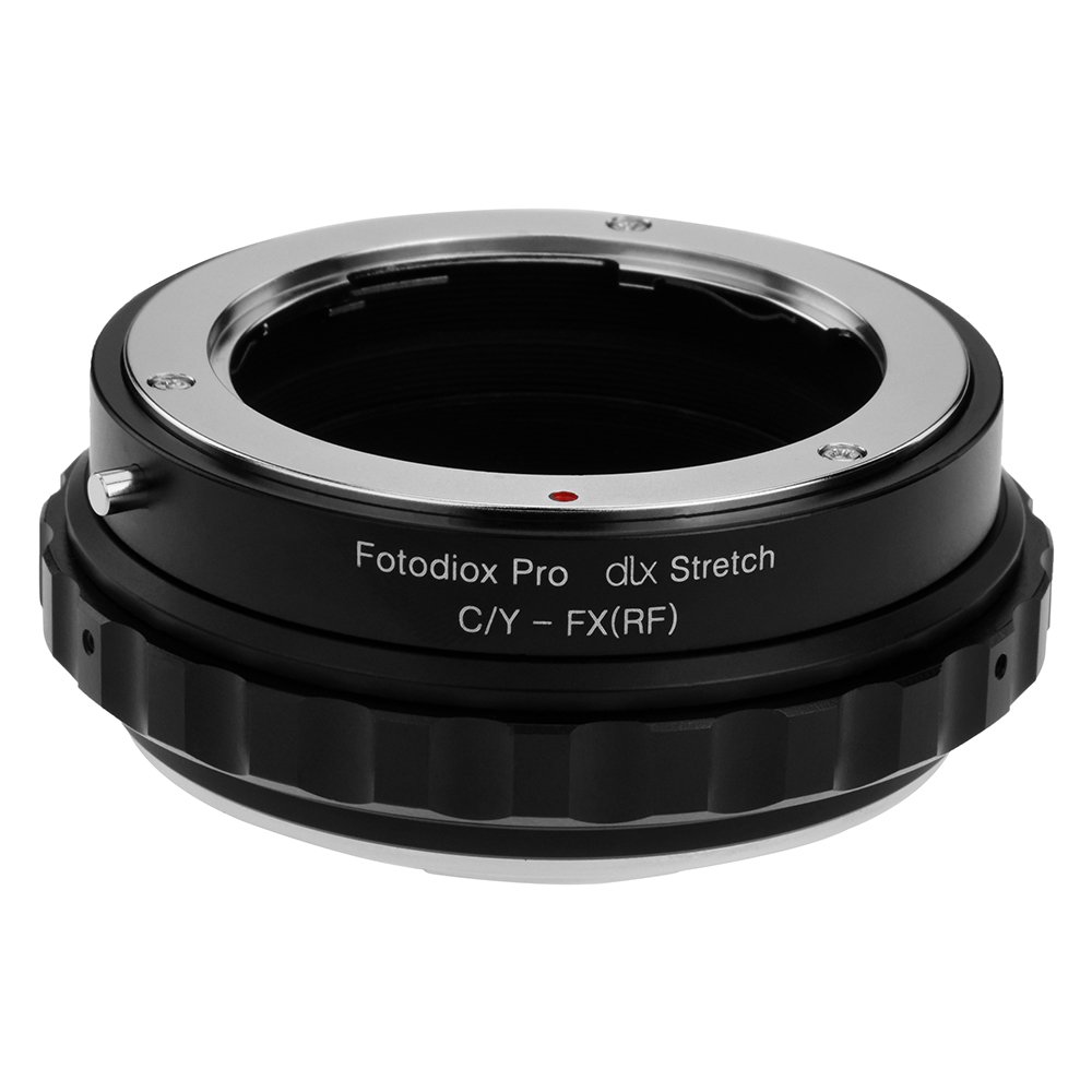 Fotodiox DLX Stretch Lens Mount Adapter Compatible with Contax/Yashica (CY) Lenses to Fujifilm X-mount Cameras