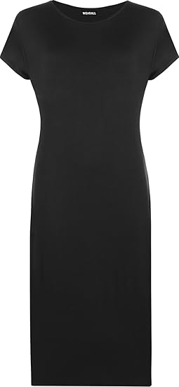 black midi dress size 16