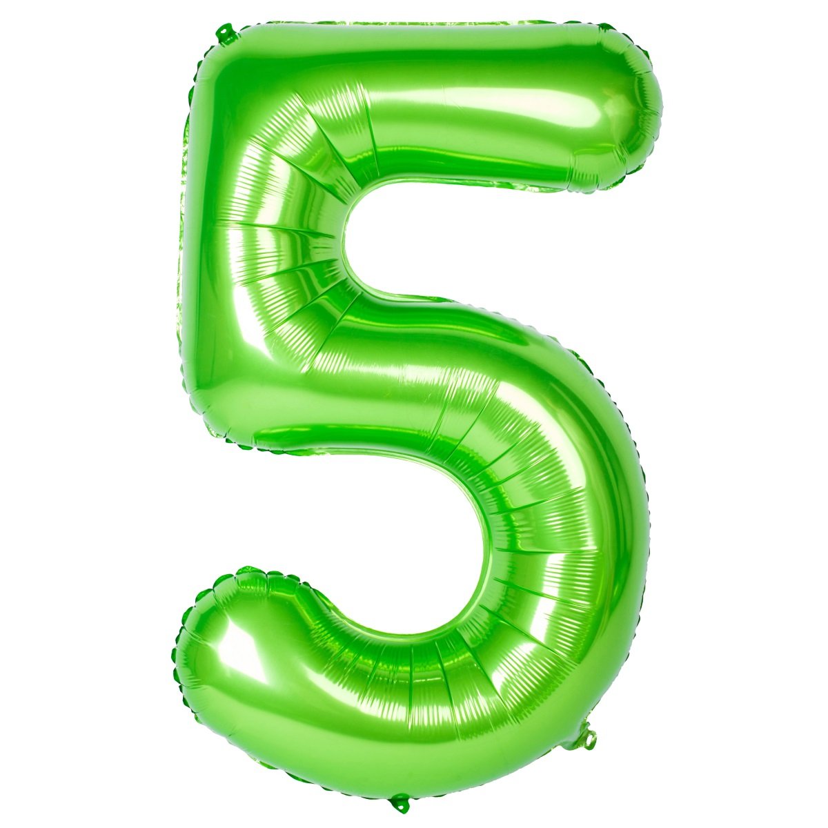 Green 5 Balloons 40 Inch Green Large Numbers 0-9 Birthday Party Decorations Helium Foil Mylar Big Number Balloon Digital (Number Balloon 5)