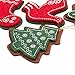 Felt Christmas Ornament, Holiday Ornaments Set (4 Designs, 16 Pack)
